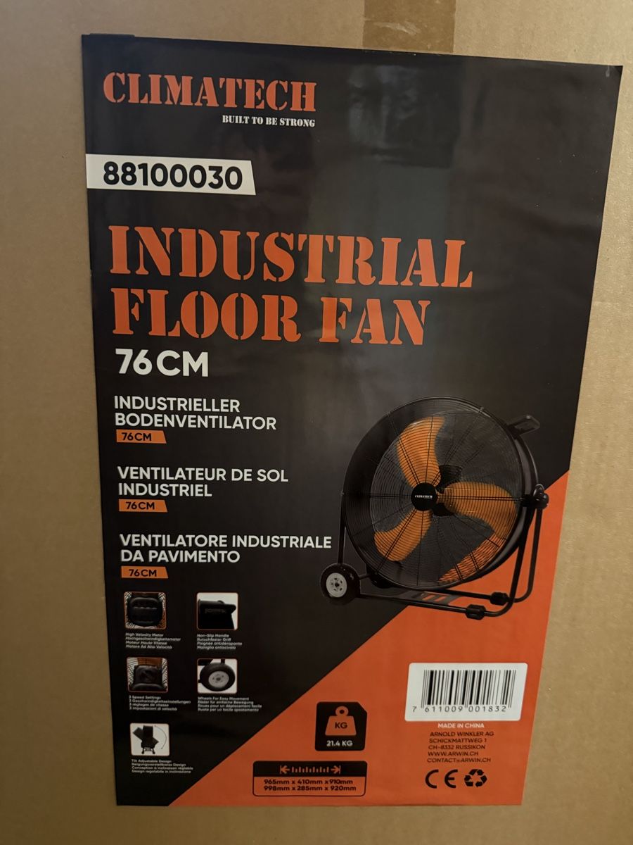 Ventilatori: 7 ventilateurs industriels 76 cm – Nuovo e nell'imballaggio originale da Leytron venduto da emi_p2cd 1