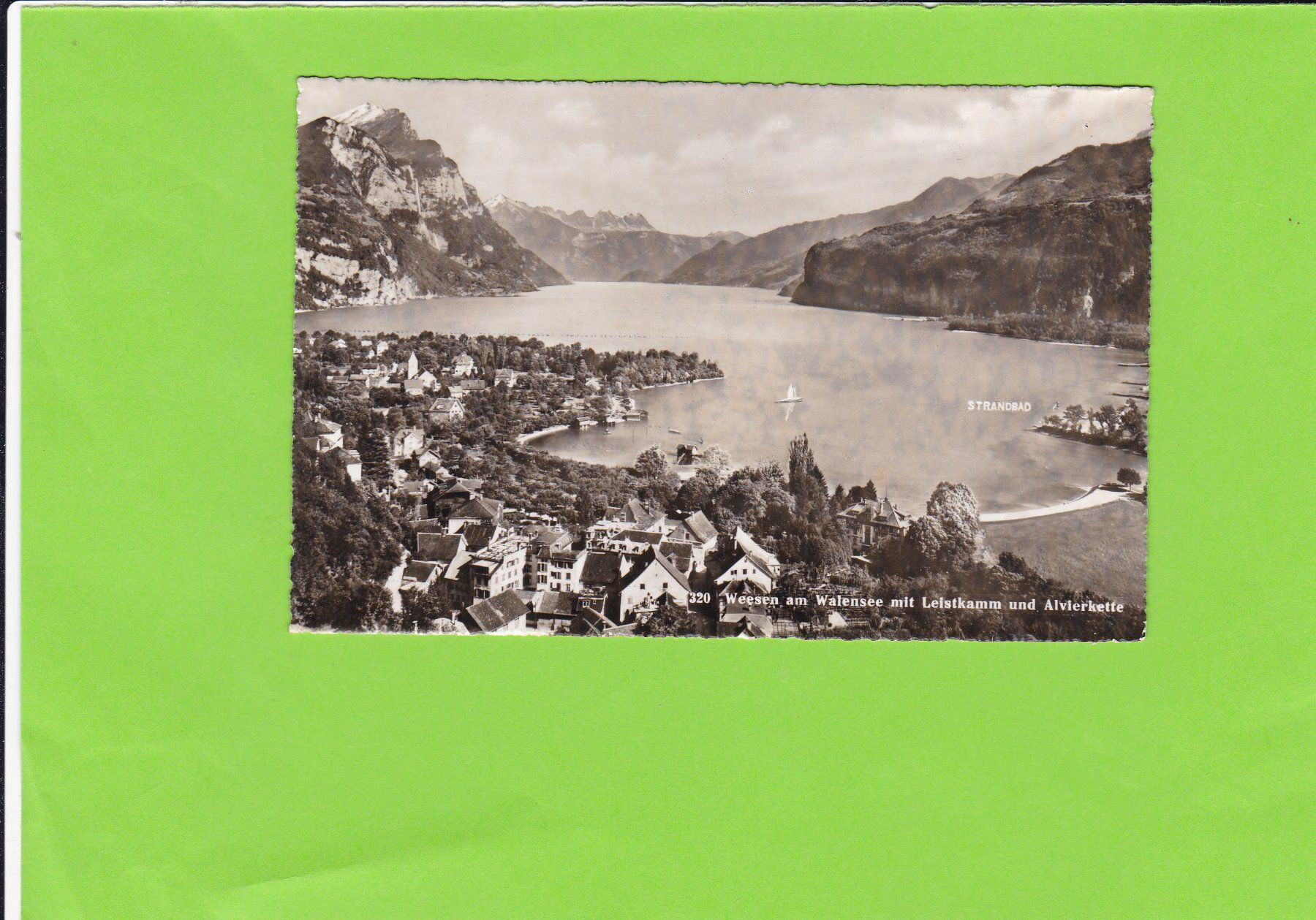 Cartoline postali: Weesen am Walensee – Usato da St. Peterzell venduto da neckertal