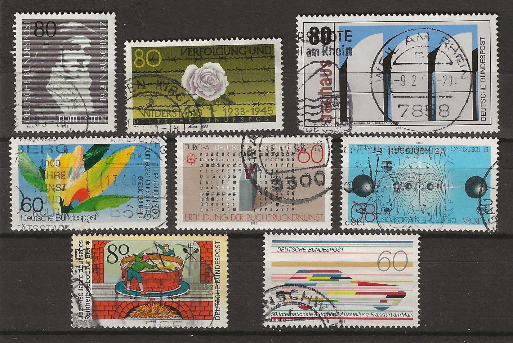 Tutti i francobolli: Briefmarken Sammlung, Deutschland 1983 gebraucht – Usato da Susten venduto da lmf_98wh