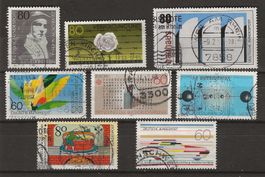 Briefmarken Sammlung, Deutschland 1983 gebraucht