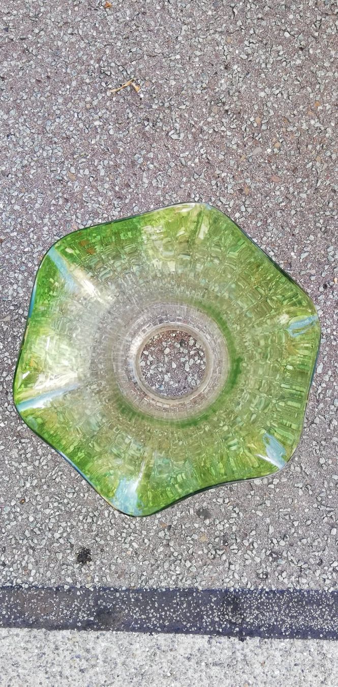 Lampenschirme: Alter Lampenschirm aus Glas – Gebraucht aus Thun von Matthias72 3