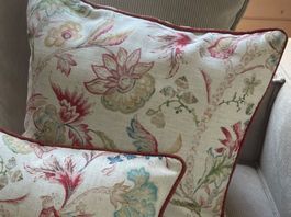 Jacquardstoff Kissen 50x50, elegant, English style