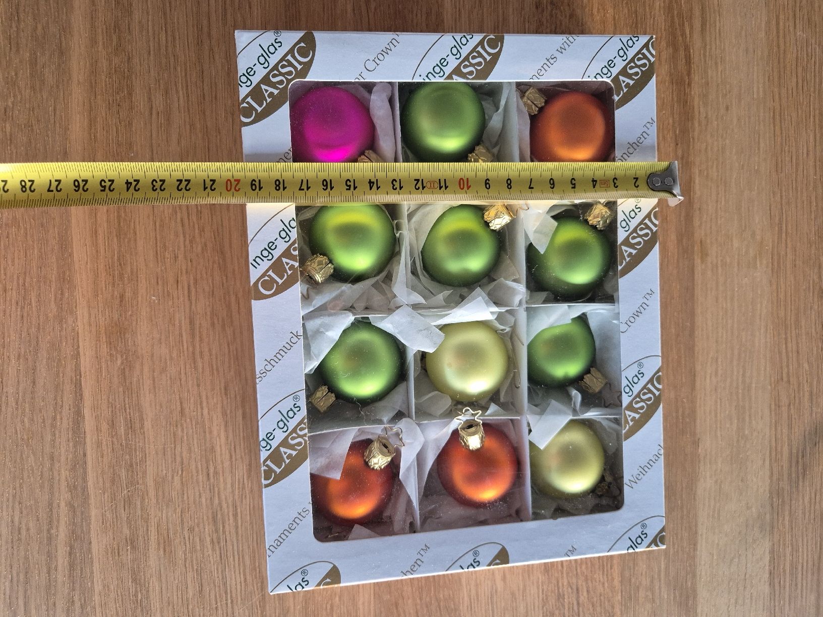 Tutte le decorazioni: 12er Set kleine Christbaumkugeln verschiedene Farben – Usato da Bern venduto da miruslav 1