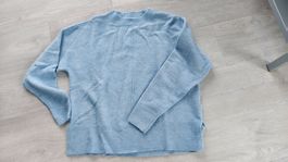 Flauschiger Pullover  hellblau  Gr. 158/164