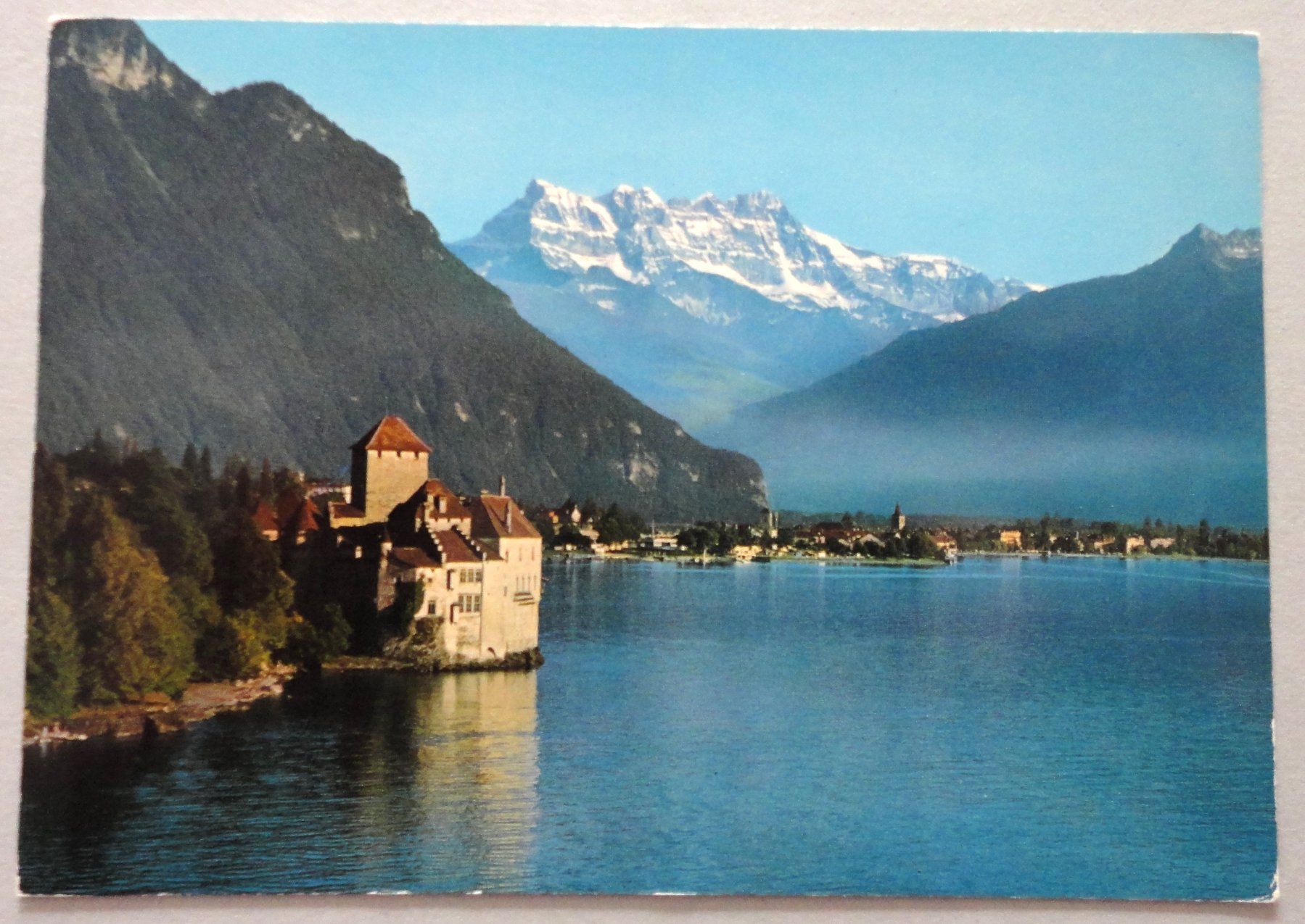 Cartoline postali: Château de Chillon et Dents du Midi – Usato da Fétigny venduto da Billy2miny