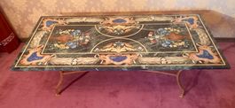 Table Florentine Scagliola (stuc de marbre)