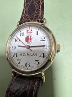 Montre A.C. Milan cadran blanc bracelet cuir bon état