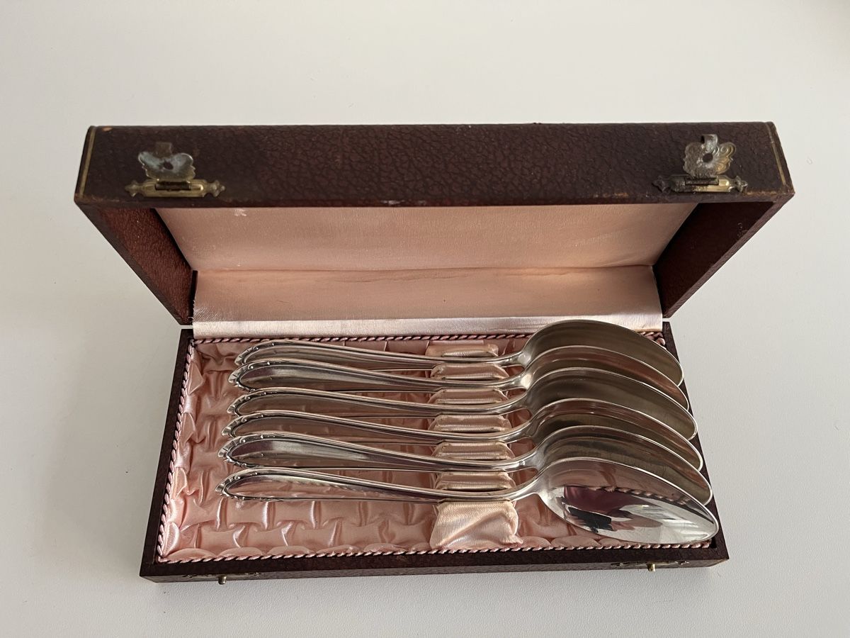 Cuillères: Vintage 6er Löffel-Set / OKA / versilbert  – D'occasion à Wetzikon ZH par seli03