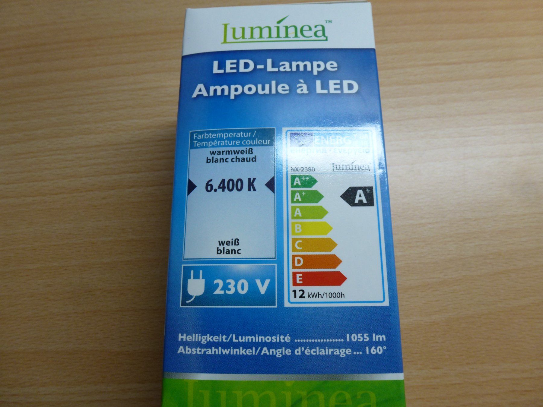 Componenti elettronici: LED E27 12W Luminea 1055lm 5400K – Nuovo e nell'imballaggio originale da Hombrechtikon venduto da HGK50 2