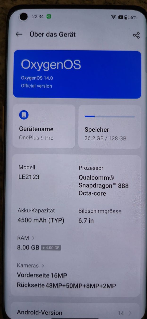 OnePlus Telefoni cellulari / Smartphones: Smartphone OnePlus Pro 9, Top Zustand – Usato da St.Gallen venduto da maribello 5