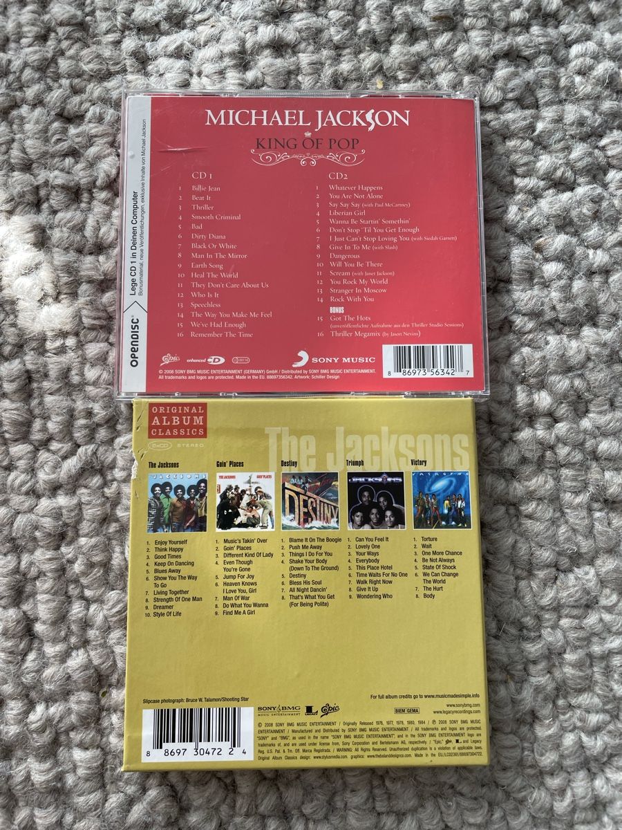CD: 1x Michael Jackson + 5x The Jacksons  – Nuovo (secondo la descrizione) da Reinach AG venduto da trigger7811 2