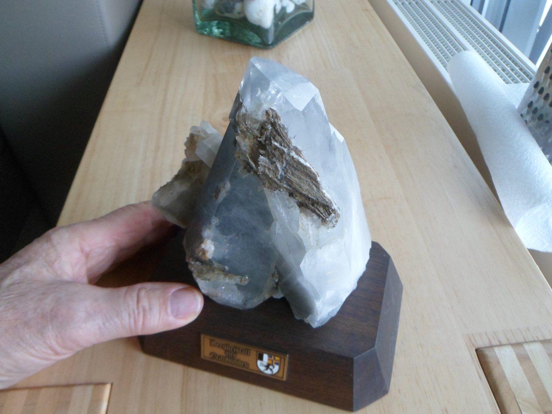 Minerali & Pietre curative: Bergkristall Schweiz – Usato da Affoltern am Albis venduto da Fossil60 7