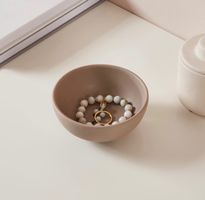 Schöne Dekoschale Eglo Living Keramik Beige NEU