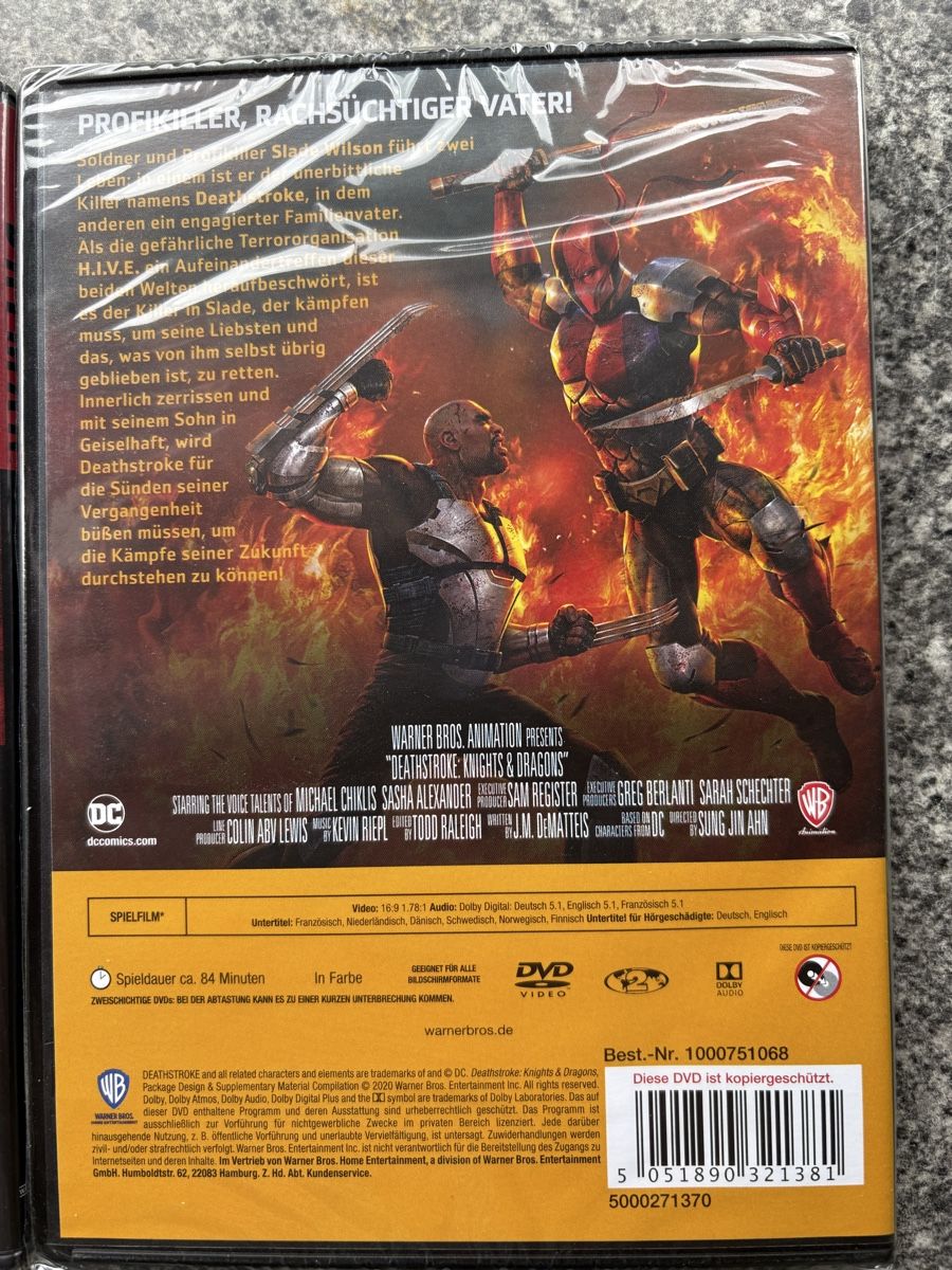 Tutti i DVDs: DVDs batman/ deathstroke ovp – Nuovo e nell'imballaggio originale da Herzogenbuchsee venduto da warrior77 5