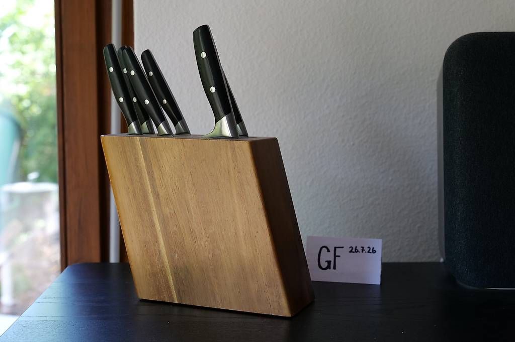 Coltelli: Messerblock mit 6 Messer – Usato da Arisdorf venduto da G.Friderich