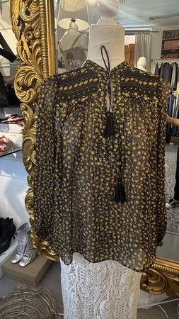 Ulla Johnson Bluse, Gr. s, Herbst Look mit Troddeln!