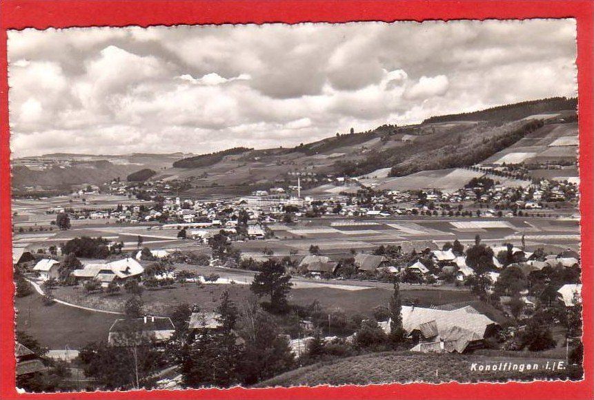 Cartoline postali: KONOLFINGEN – Usato da Grüningen venduto da Kartenlaube