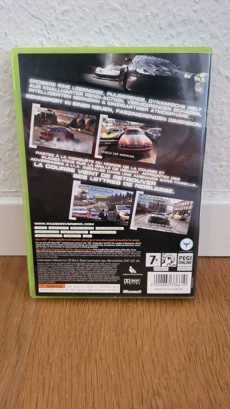 Microsoft Giochi: Xbox 360 - Grid Racedriver – Usato da Münsingen venduto da DigitaleSpielecke 1