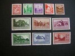 LIECHTENSTEIN 1934/36 Nr 105/118, 11von14 WERTEN POSTFRISCH*