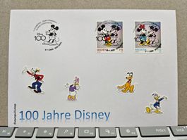 FDC 100 Jahre Disney aus Sonderblock, Vollersttag
