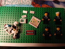 Original LEGO Polizei Konvolut 1980er Jahre 