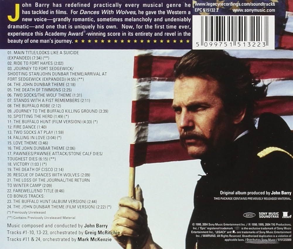 CD: DANCES WITH WOLVES (1990/2004) von John Barry – Usato da Sils im Domleschg venduto da Mattangs 1