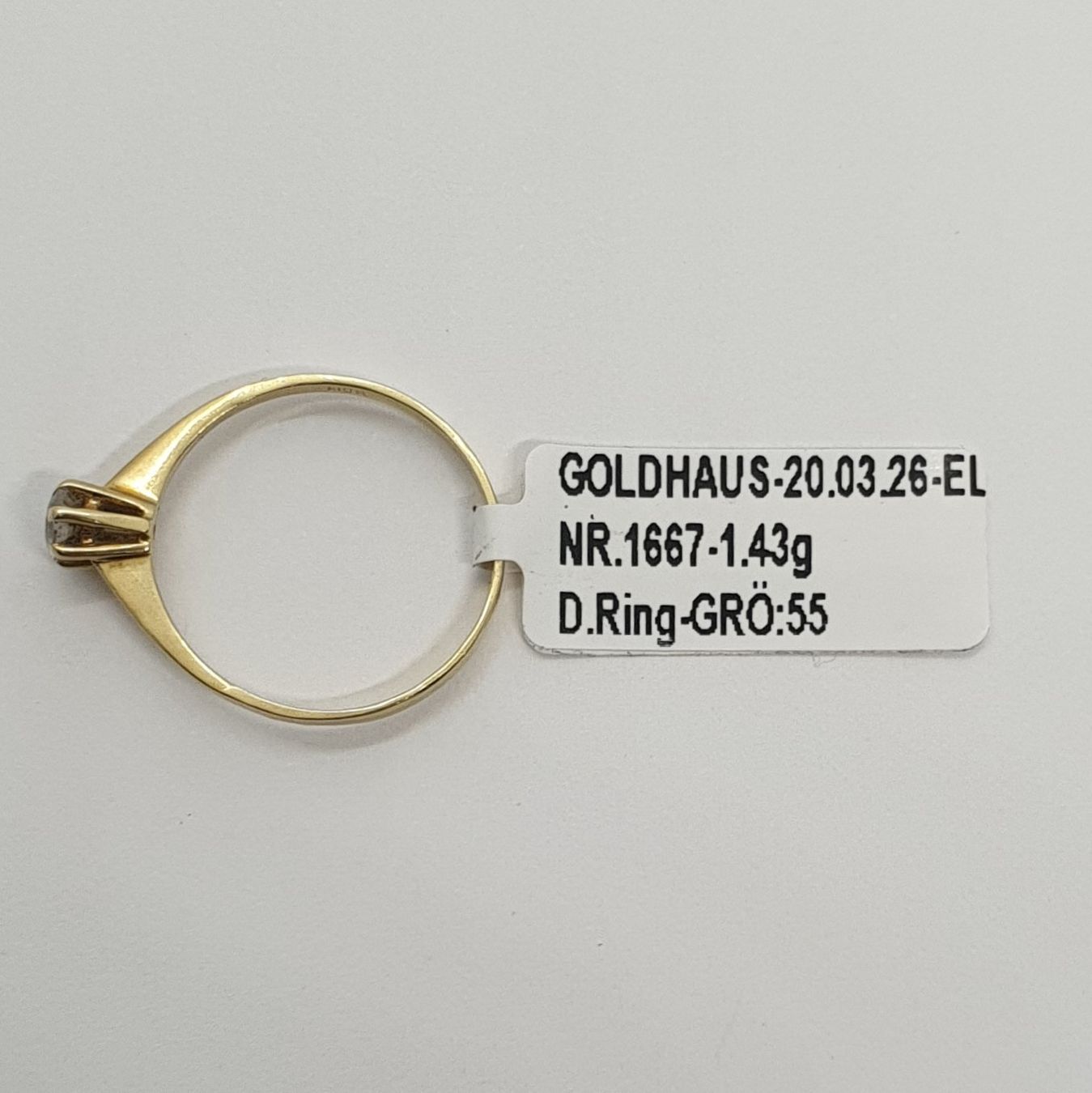 Anelli: Echt 14K Gold Ring – Usato da Luzern venduto da Goldhaus-Luzern 4