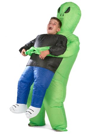 2x Aufblasbares Kostüm Alien