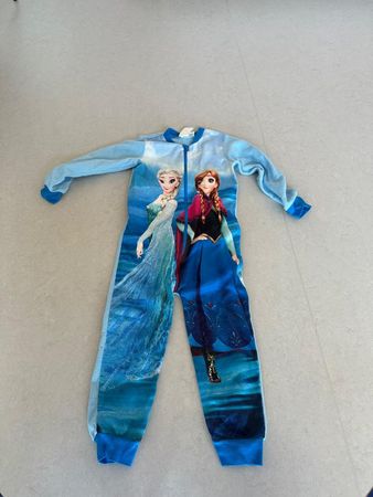 Schlafanzug Grösse 110 / 116 Frozen Elsa Anna blue