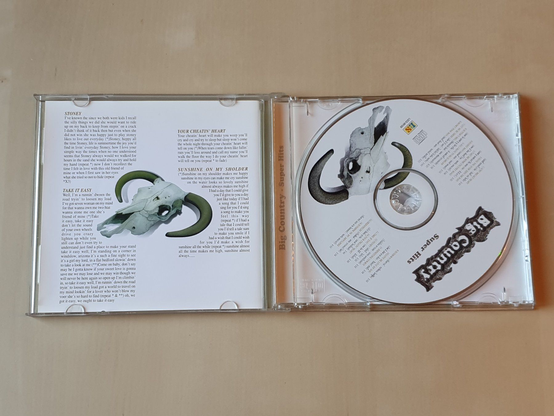 CD: Big Country Super Hits – Usato da Stansstad venduto da collectorsshop 2
