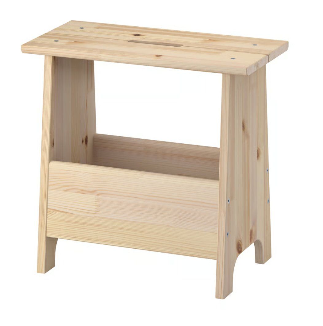 Ikea Sgabelli: PERJOHAN IKEA Tabouret avec rangement, pin – Usato da Clarens venduto da magaliem2