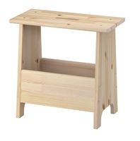 PERJOHAN IKEA Tabouret avec rangement, pin