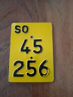 Nummernschild / MOFA/ SACHS / PUCH Verkehrsschild Gelb