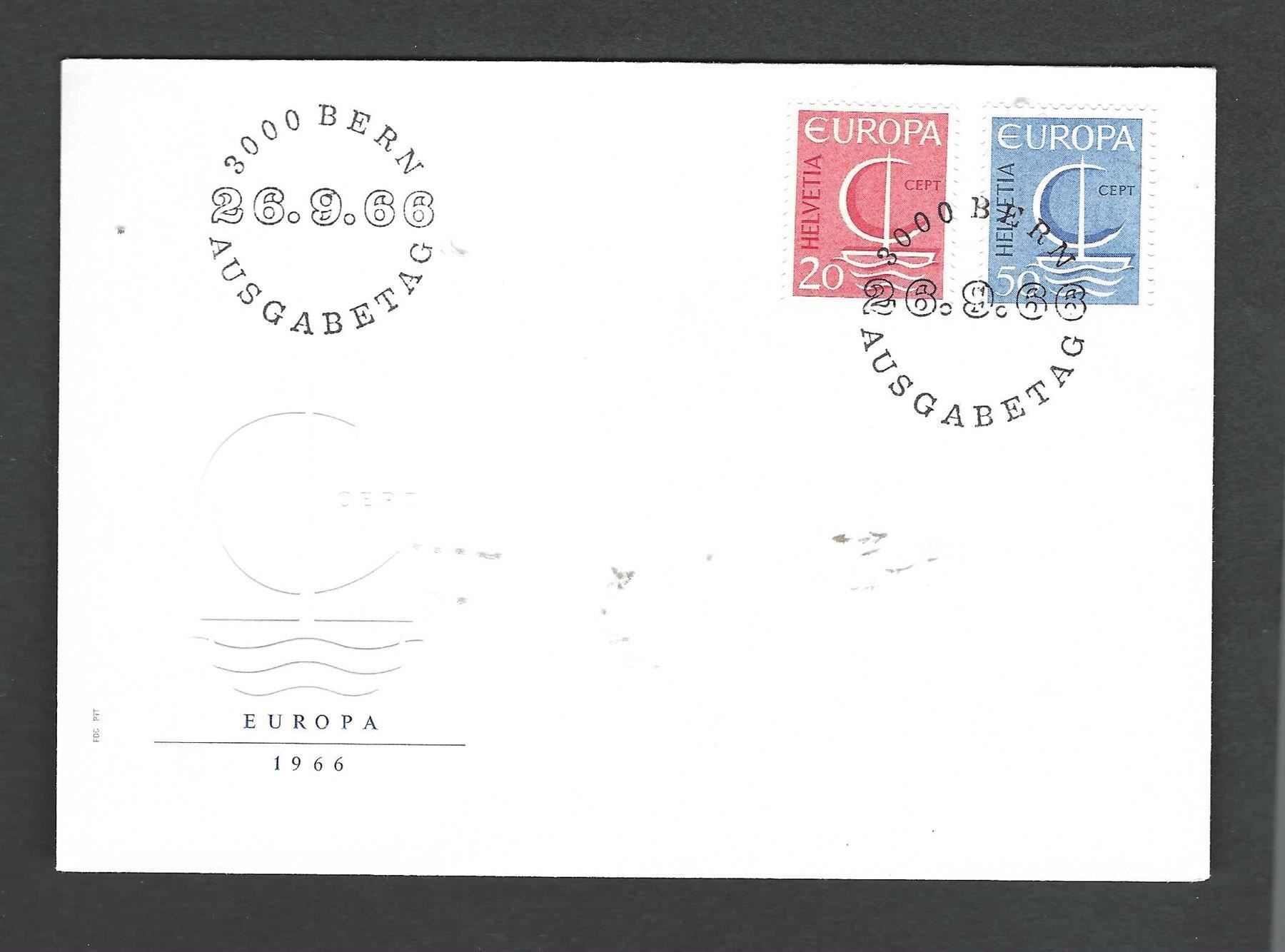Tutti i francobolli: CH FDC Satz 1966 – Usato da Koblenz venduto da Markenhimmel