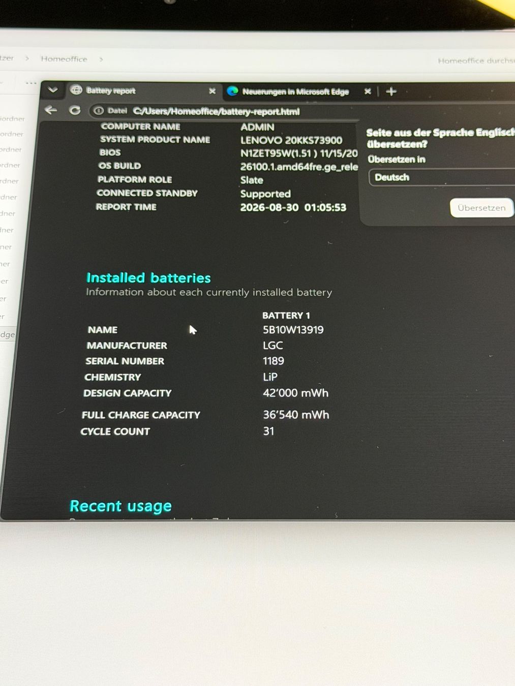 Lenovo Notebook: Lenovo ThinkPad X1 Detachable – Usato da Bad Zurzach venduto da AlfistaProta 4