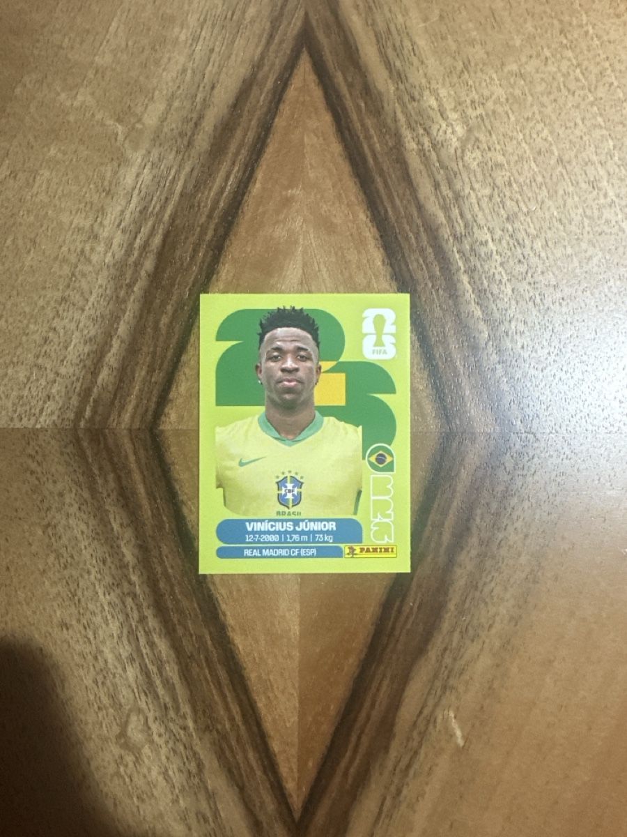 Panini Carte collezionabili: Panini WM 2026 Vinicius BRA 14 – Nuovo (secondo la descrizione) da Lachen venduto da man_6692