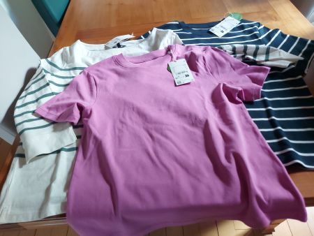 NEU 4teile 3t-shirt gr M baumwolle,1pulli softacryl