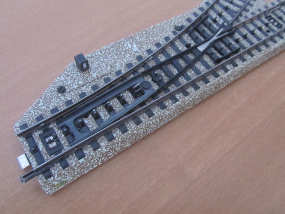 Märklin HO 5202 – Lot D'aiguillages électriques 3 Rails 1/87 – Vintage état Impeccable Avec Boîte