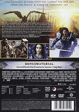 Tutti i DVDs: Warcraft - The Beginning – Usato da Basel venduto da jannickpascal 1