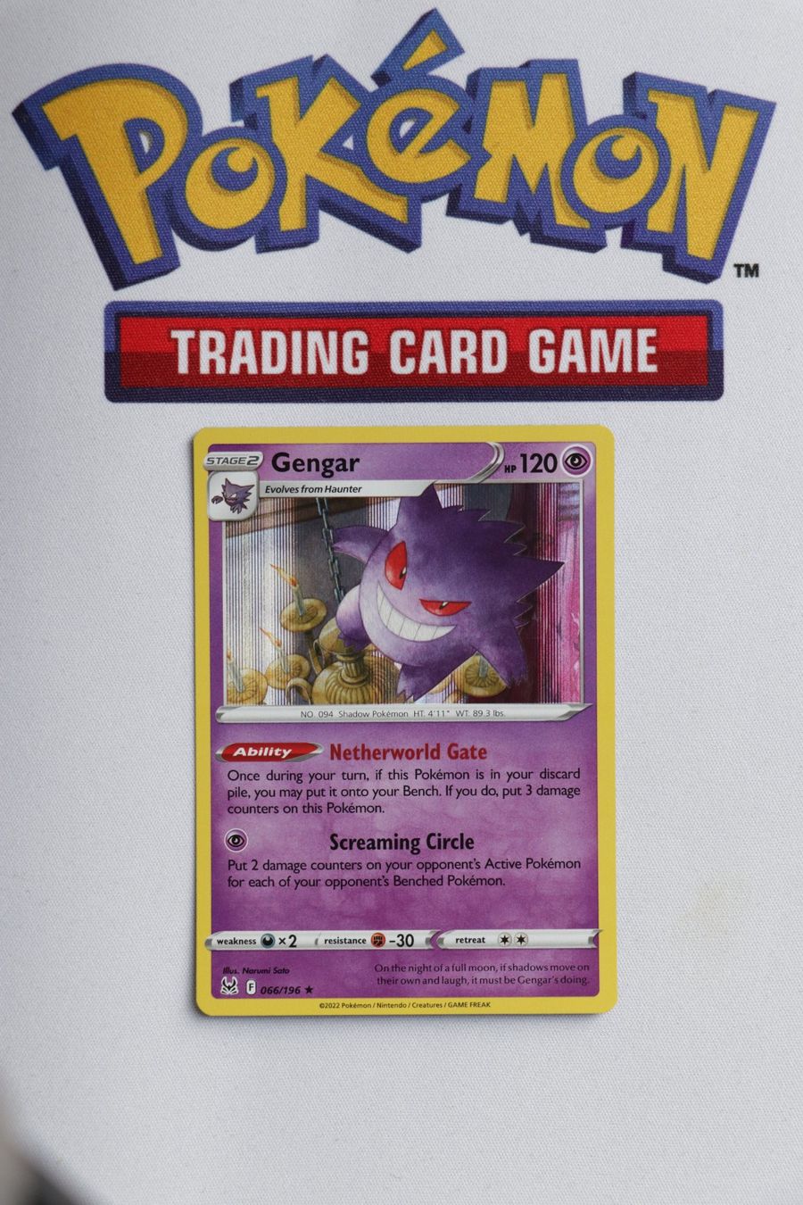 Pokémon Lost Origin - Gengar Holo (066/196) EN (Neu (gemäss ...