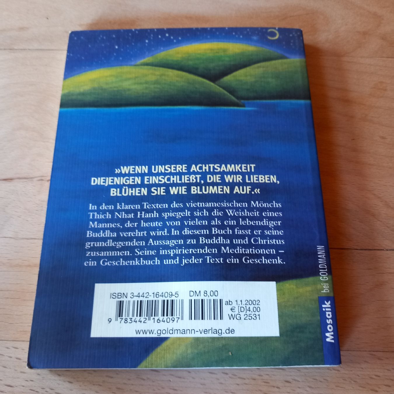 Livres: THICH NHAT HANH Meditationen Buch  – D'occasion à Ebnat-Kappel par blazzi 1
