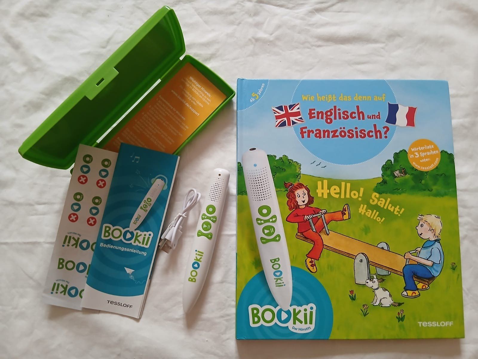 Livres: Booki Stift mit Sprachlernbuch E/F/D interaktives lernen – D'occasion à Wegenstetten par Aanfr