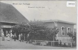 Gruss aus Tschugg - Wirtschaft von Alb. Garo