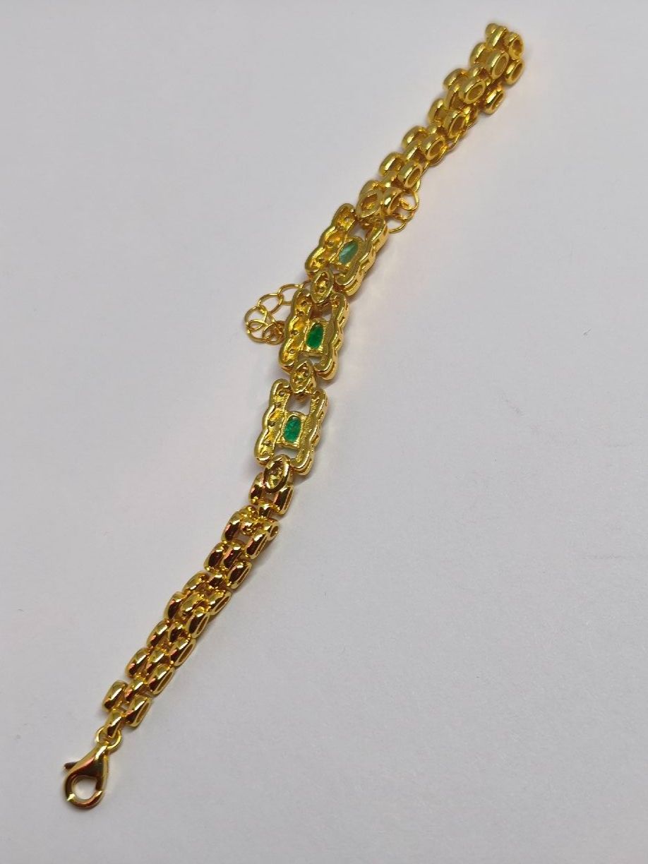 Armbänder & -reifen: Natur Smaragd Armband, Silber 925 – Neu (gemäss Beschreibung) aus St. Gallen von GIULESGG 6