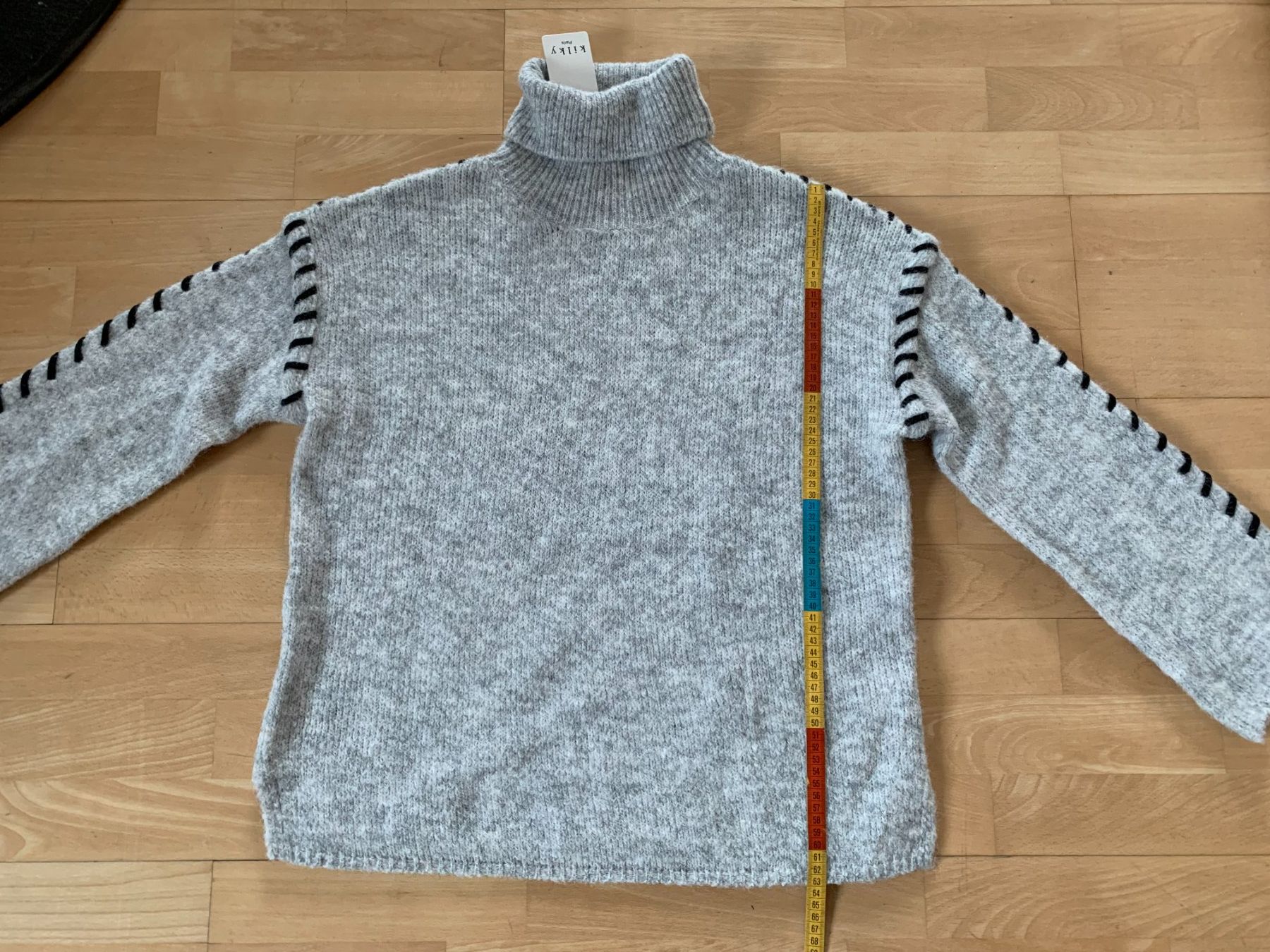 Maglioni & Felpe: Kilky Damen Strickpullover, Gr. TU, Grau/Schwarz, NEU – Nuovo e nell'imballaggio originale da Worb venduto da farben20zauber 2