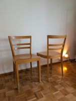2x vintage Holzstühle / Beizenstühle