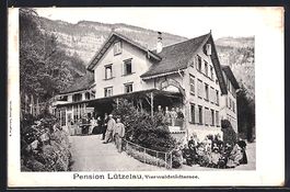 Weggis, Pension Lützelau am Vierwaldst