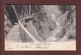Gorges du DURNAND près Martigny - 1907 CPN