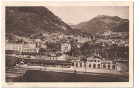 CHUR: Bahnhof Detailansicht 1914