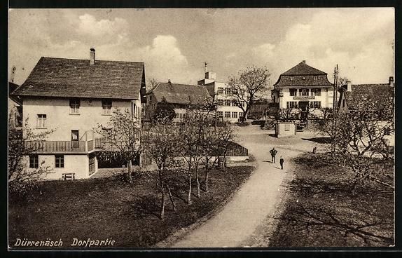 Cartoline postali: AK Dürrenäsch, Strassenpartie im Dorf – Usato da Berlin venduto da bartko-reher